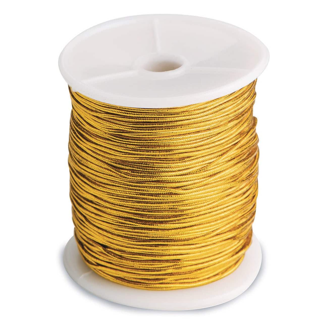 S&S® Worldwide 1mm Gold Elastic Cord